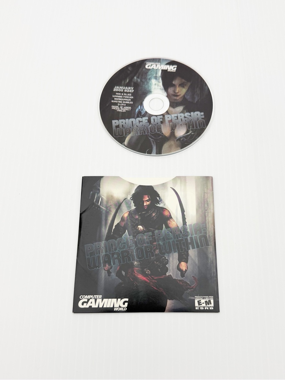 Computer Gaming World Prince of Persia Warrior Within PC Game Demo Disc